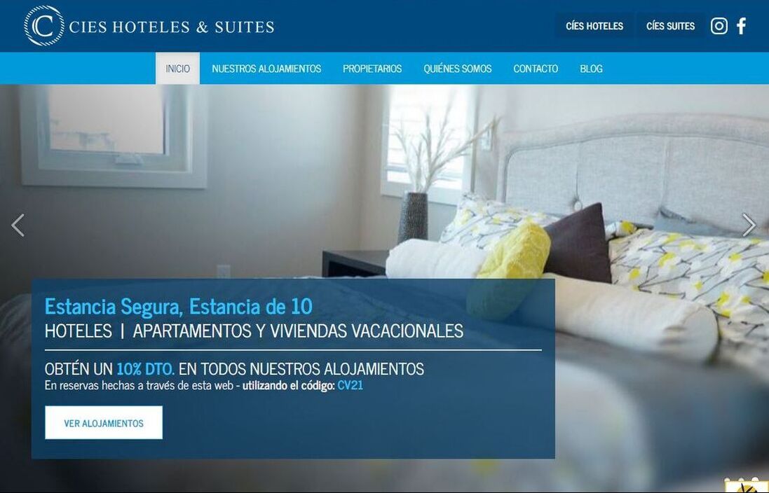 Web Cies Hoteles y Suites